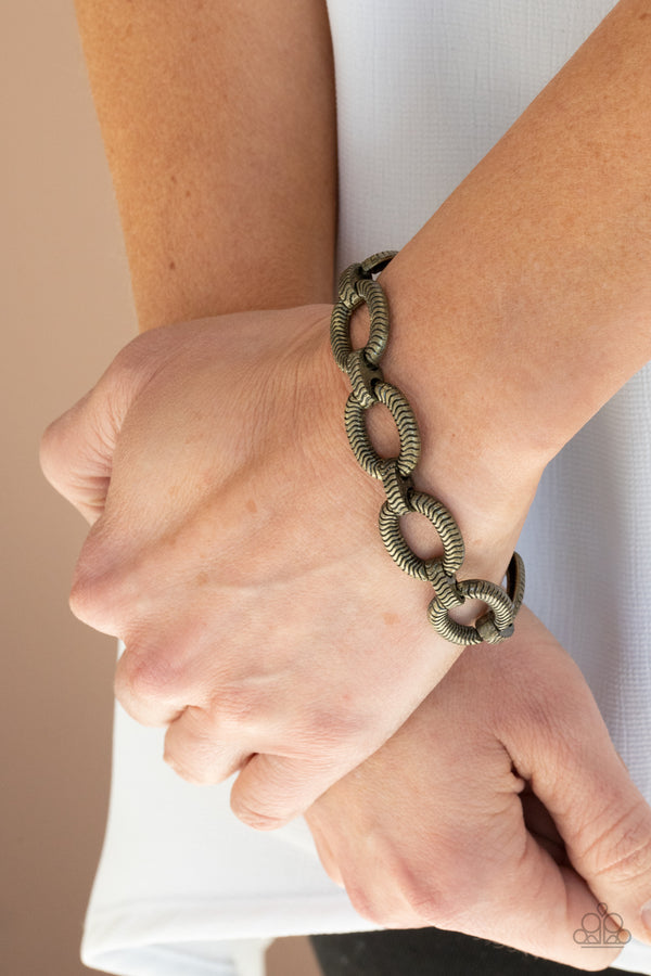 Industrial Amazon - Brass Bracelet