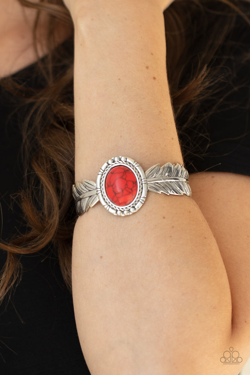 Western Wings - Red Bracelet