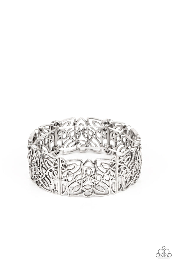 Namaste Gardens - Silver Bracelet