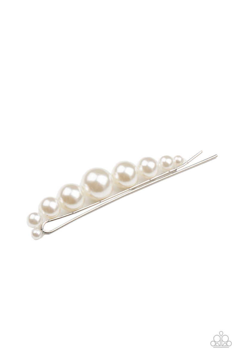 Elegantly Efficient - White bobby pin