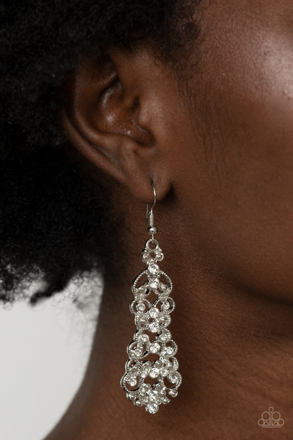 Diva Decorum - White Earrings