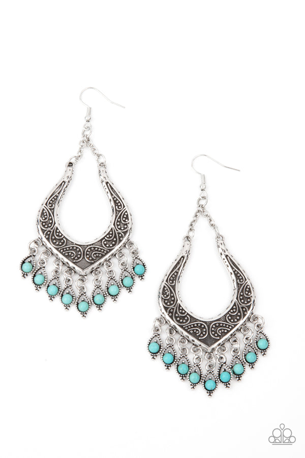 Sahara Fiesta - Blue Earrings