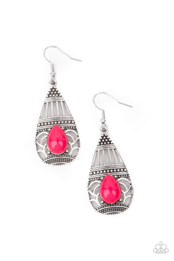 Eastern Essence - Pink Earrings