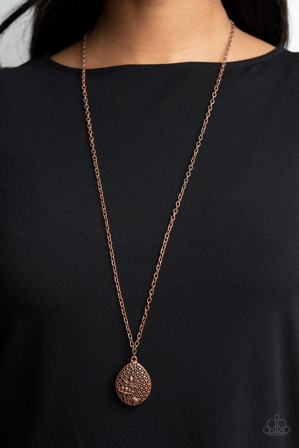 Wearable Wildflowers - Copper Necklace