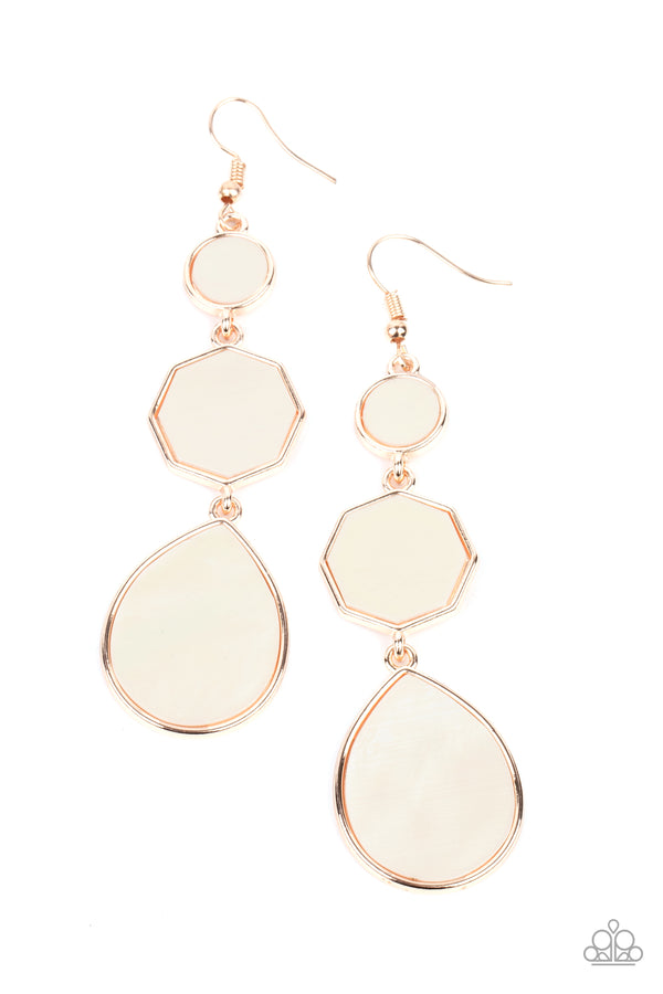 Progressively Posh - Rose Gold Earrings