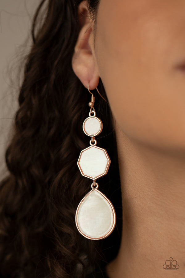 Progressively Posh - Rose Gold Earrings