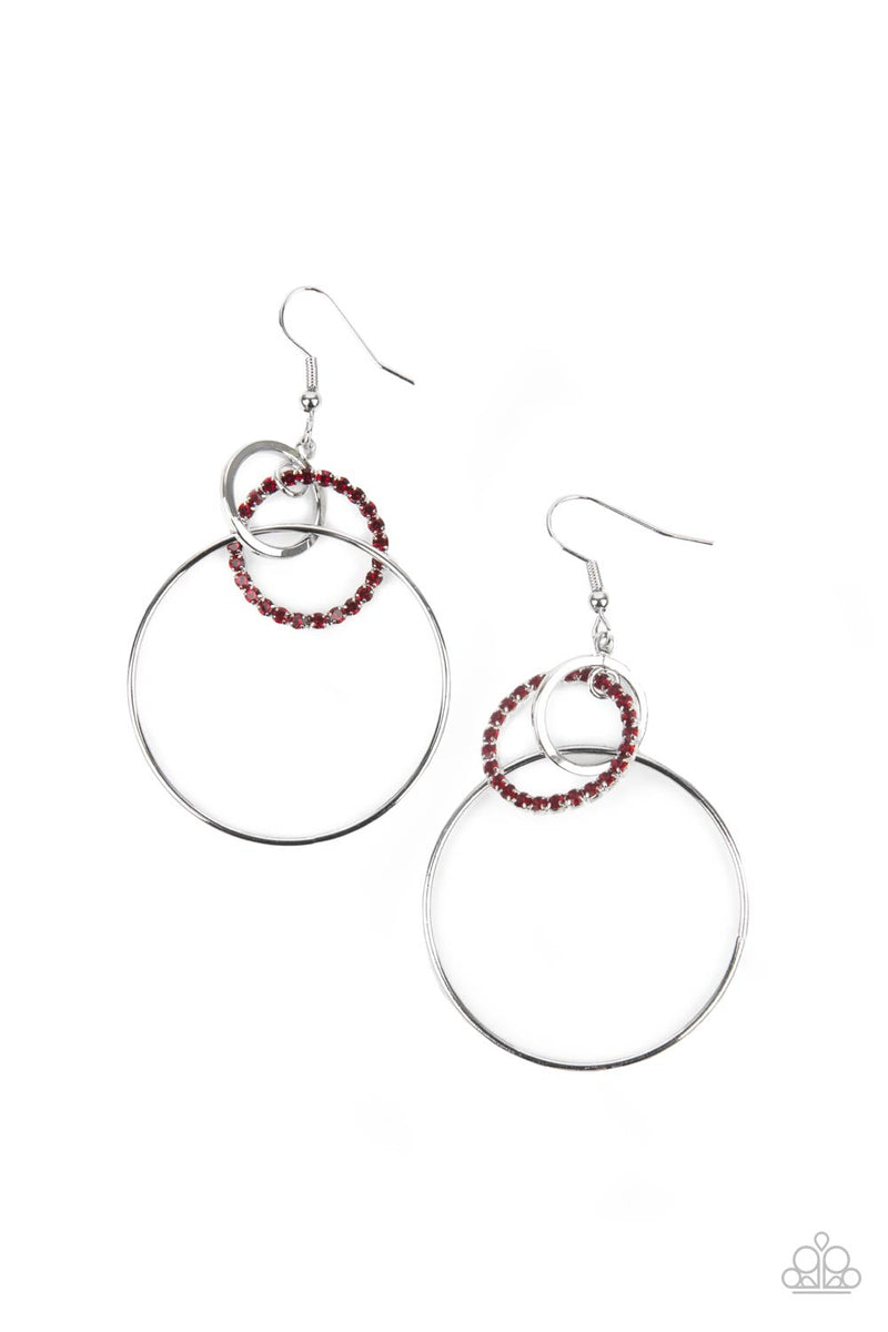In An Orderly Fashion - Red Earrings
