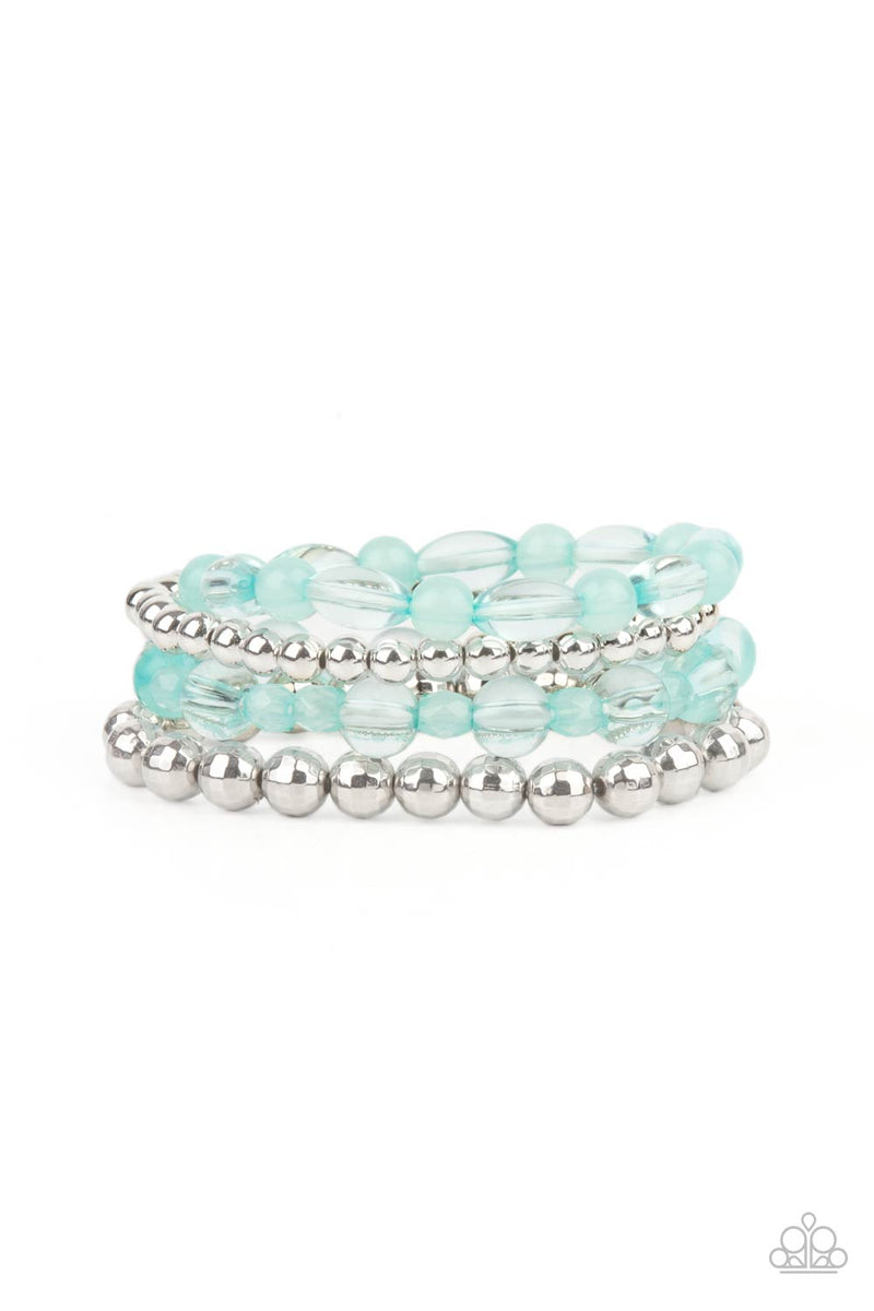 Delightfully Disco - Blue Bracelet