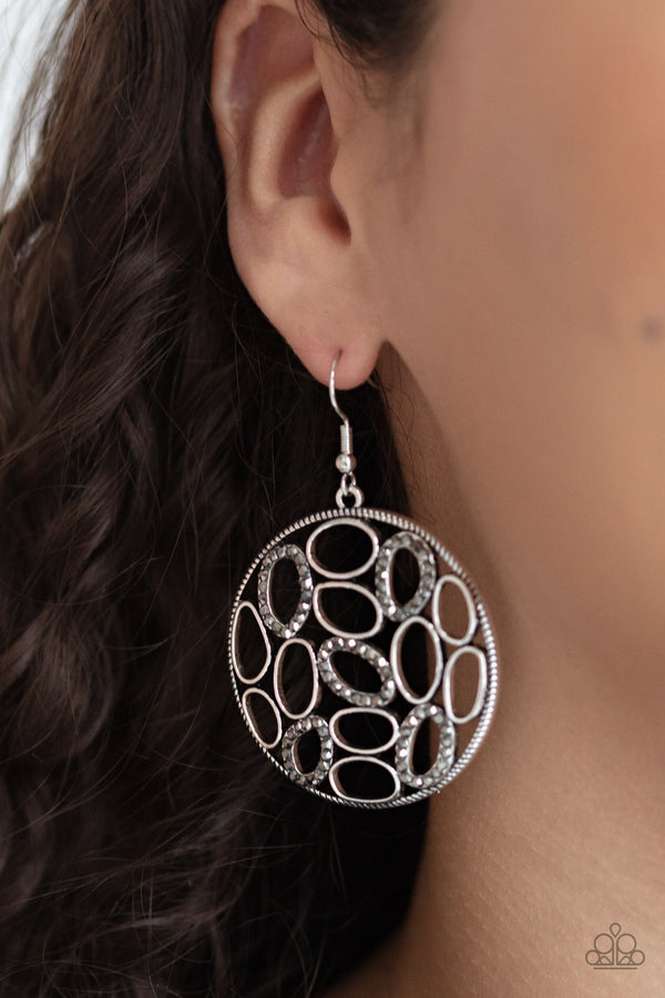 Watch OVAL Me - Silver Earrings