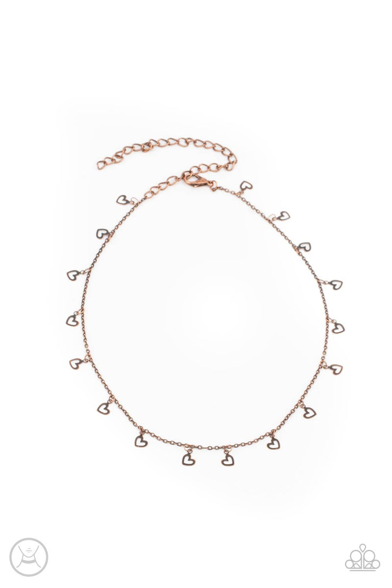 Charismatically Cupid - Copper Necklace