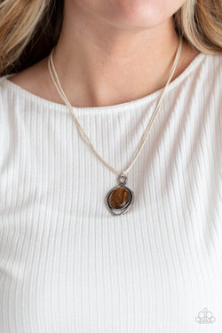 Desert Mystery - Brown Necklace