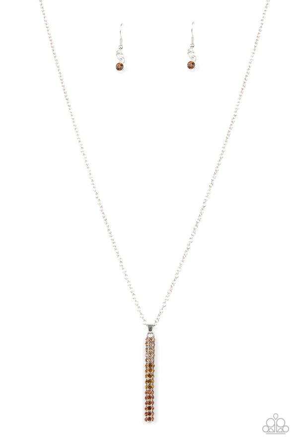 Tower Of Transcendence - Brown Necklace