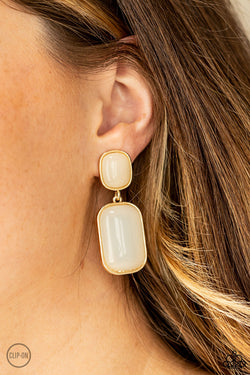 Meet Me At The Plaza - Gold Earrings