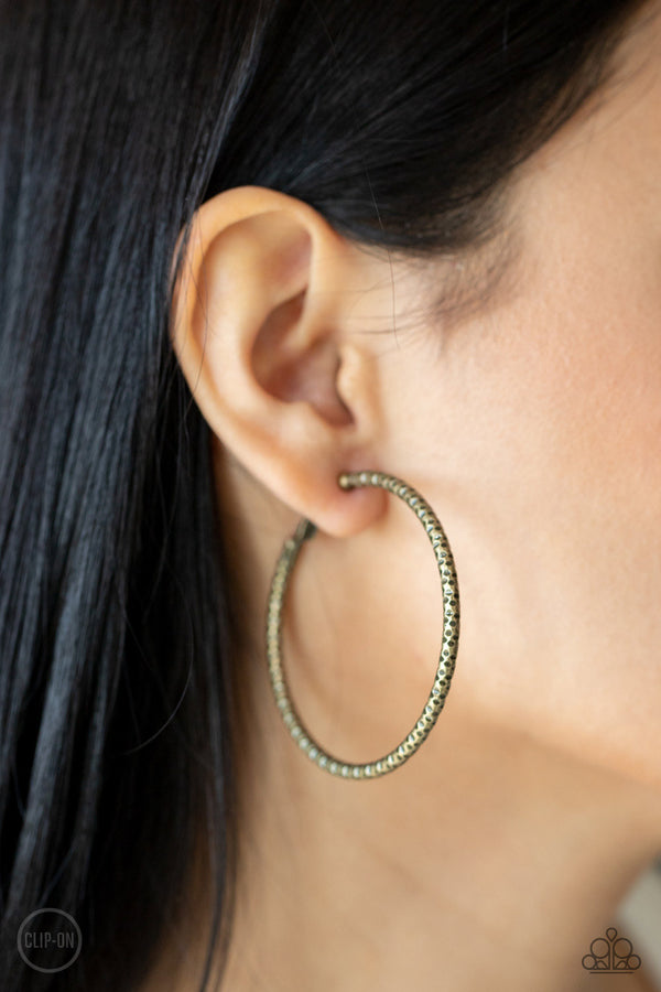 Subtly Sassy - Brass Earrings