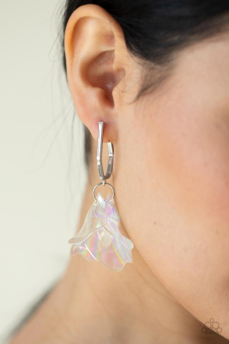 Jaw-Droppingly Jelly - Silver Earrings