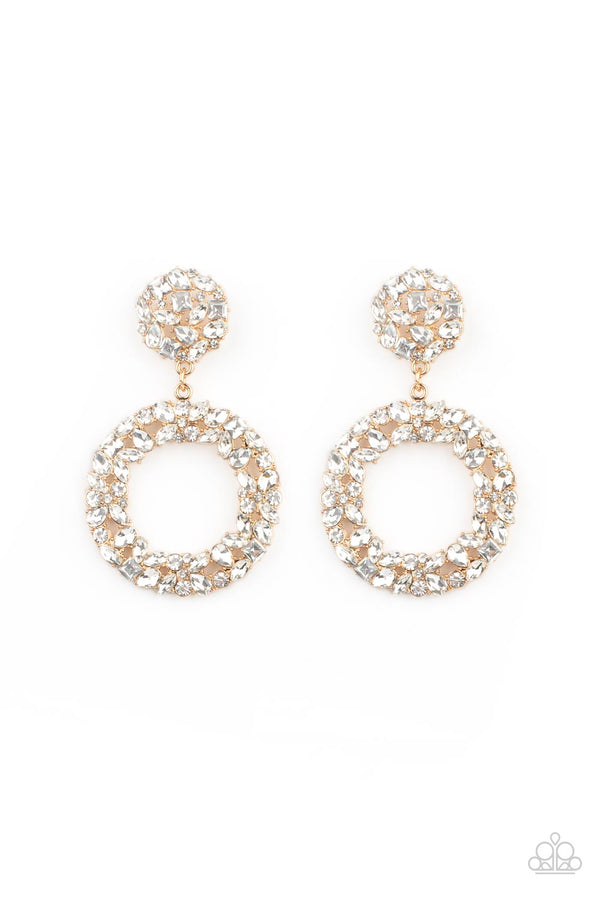 Party Ensemble - Gold Earrings