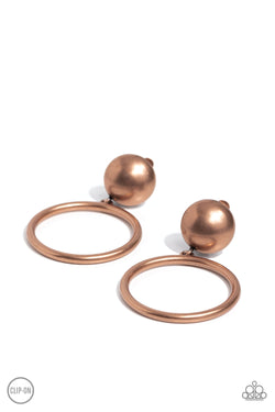 Classic Candescence - Copper Earrings