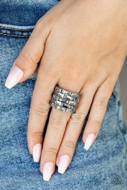 Checkered Couture - Silver Ring