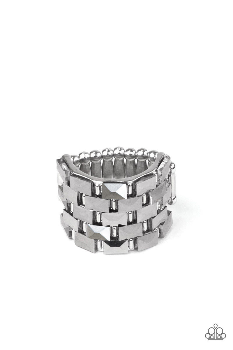 Checkered Couture - Silver Ring