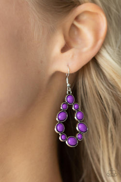 POP-ular Party - Purple Earrings