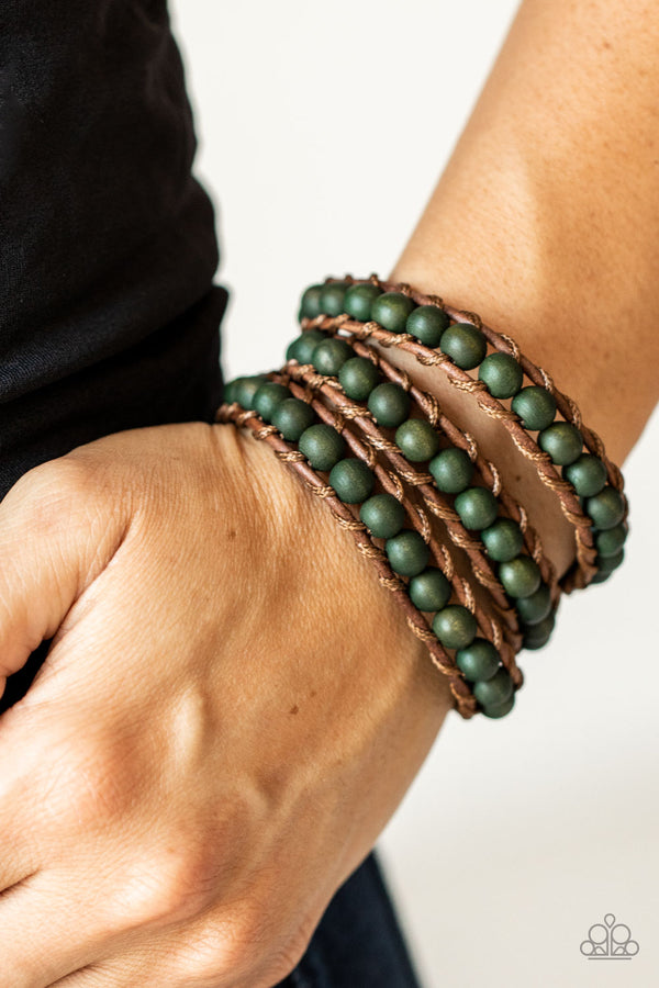 Pine Paradise - Green Bracelet