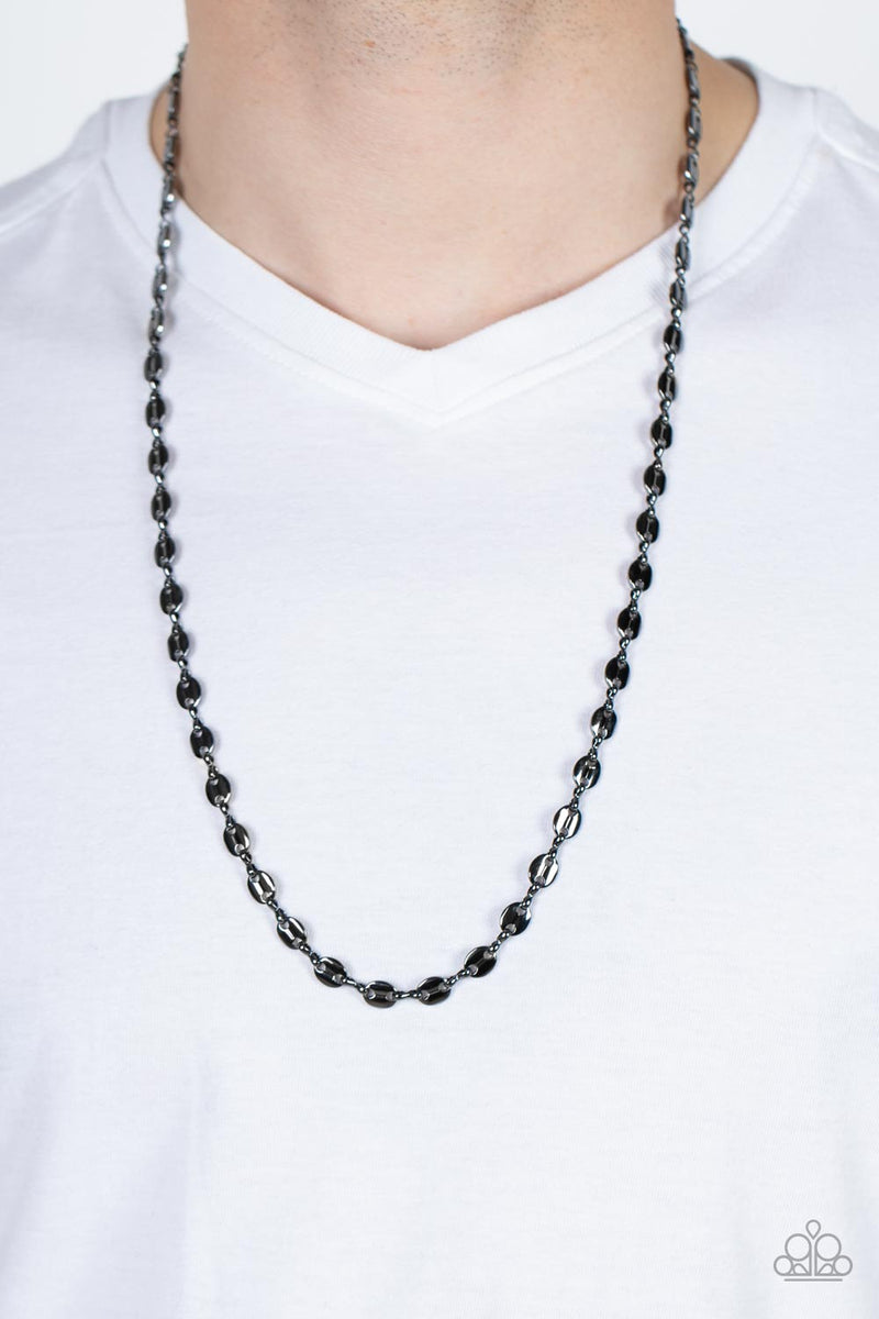 Come Out Swinging - Black Necklace