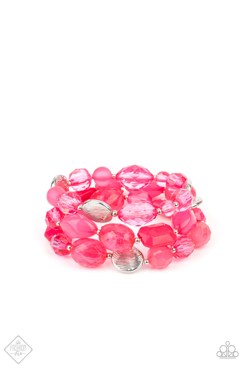 Oceanside Bliss - Pink Bracelet