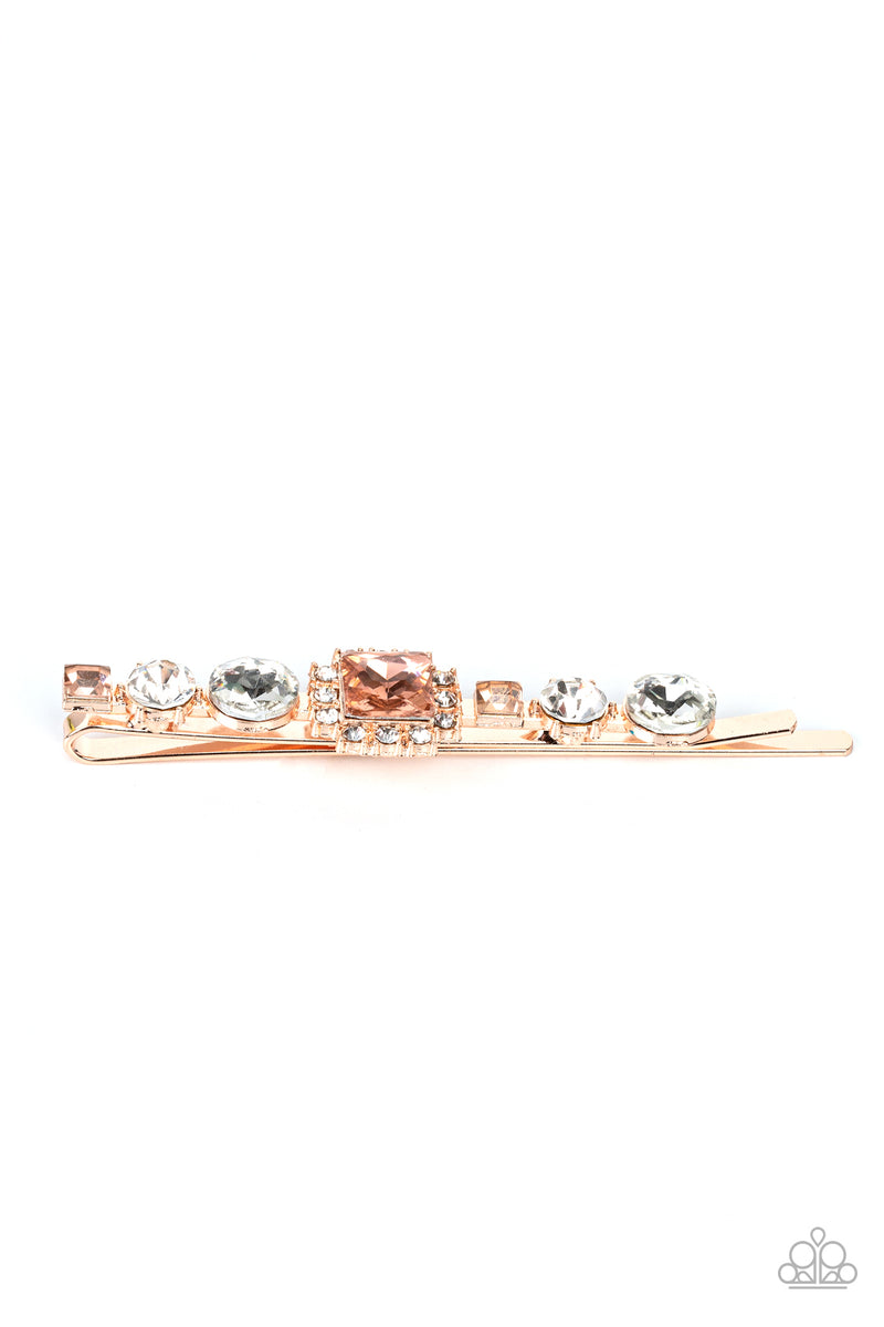 Couture Crasher - Gold Bobby Pin