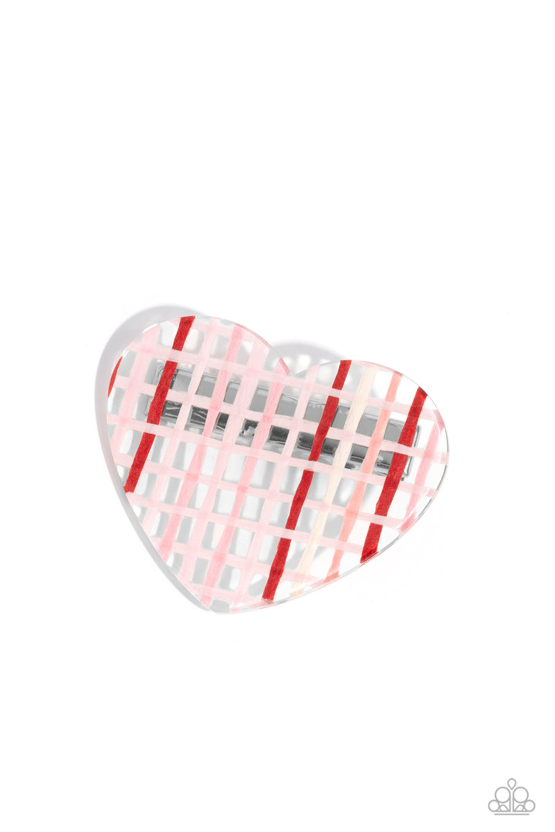 Lover’s Lattice - Pink Hair clip