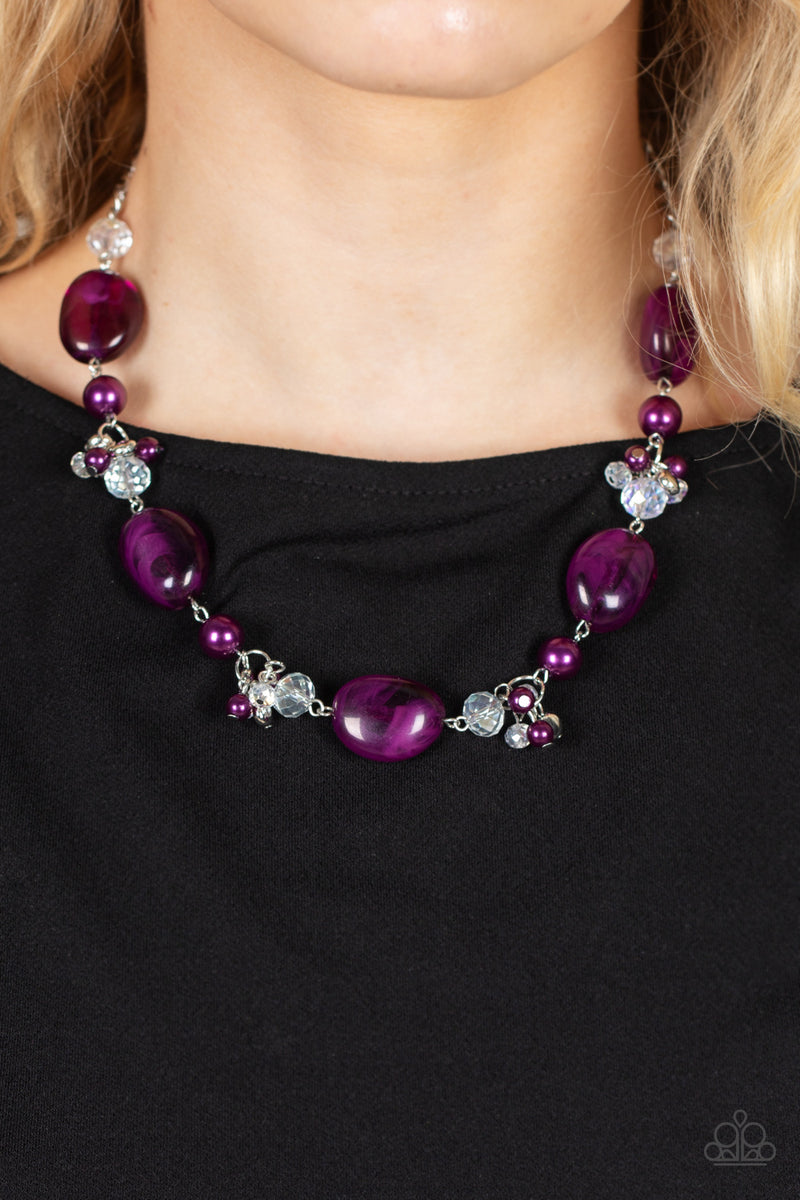 The Top TENACIOUS - Purple Necklace