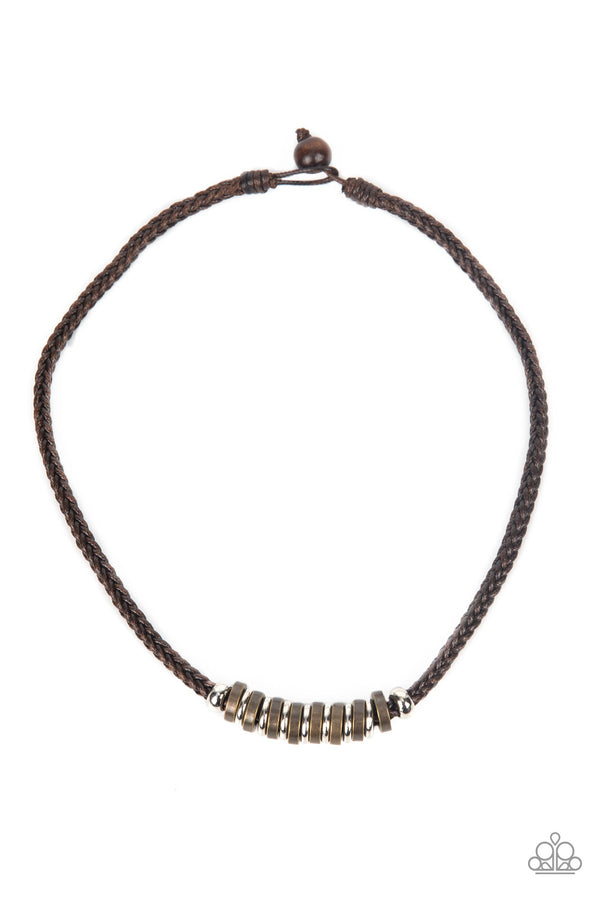 Primitive Prize - Brown Necklace
