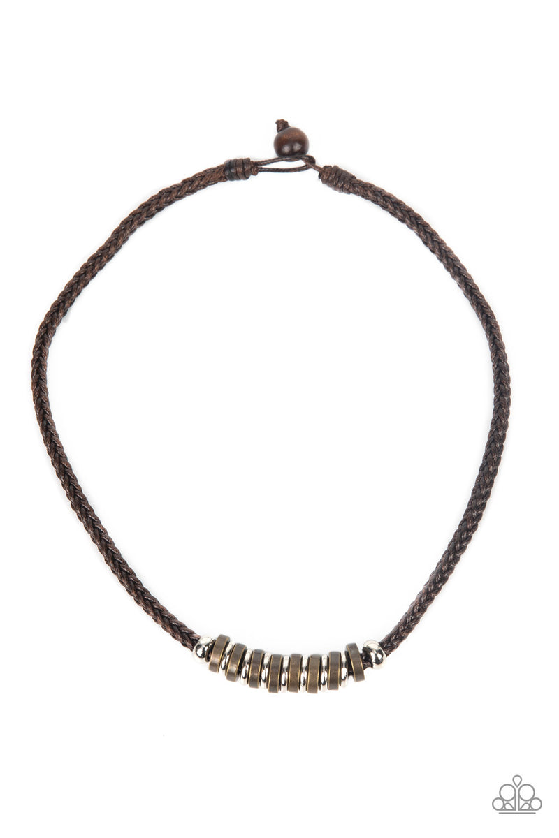 Primitive Prize - Brown Necklace