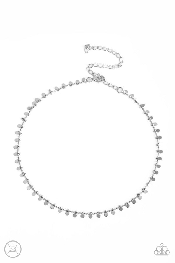 Spotlight Spunk - Silver Necklace