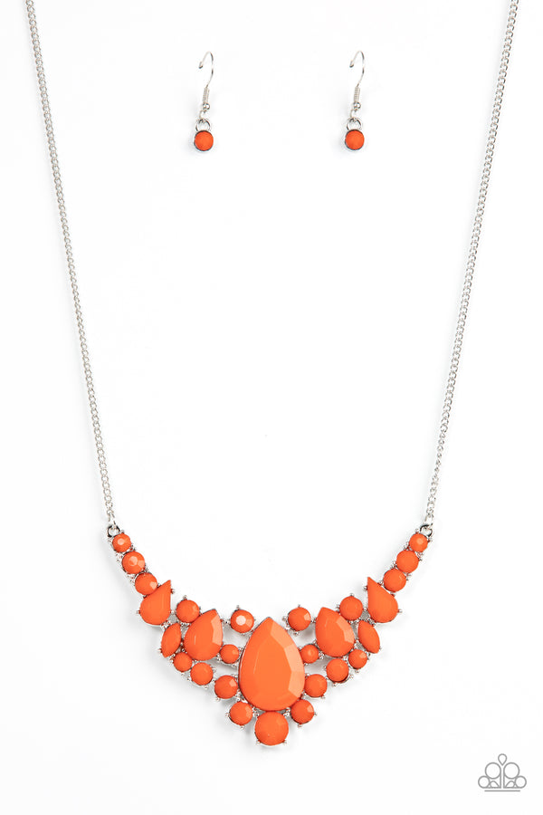 Bali Ballroom - Orange Necklace