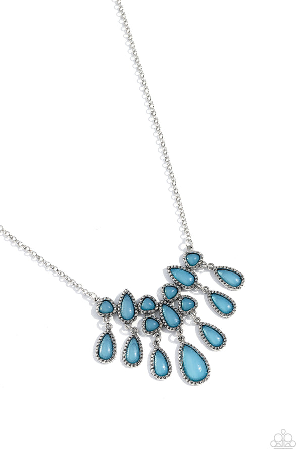 Exceptionally Ethereal - Blue Necklace