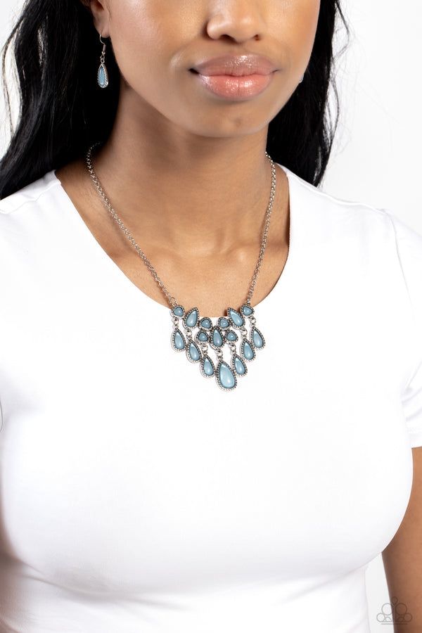 Exceptionally Ethereal - Blue Necklace