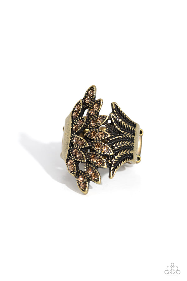 Fearlessly Feathered - Brass Ring