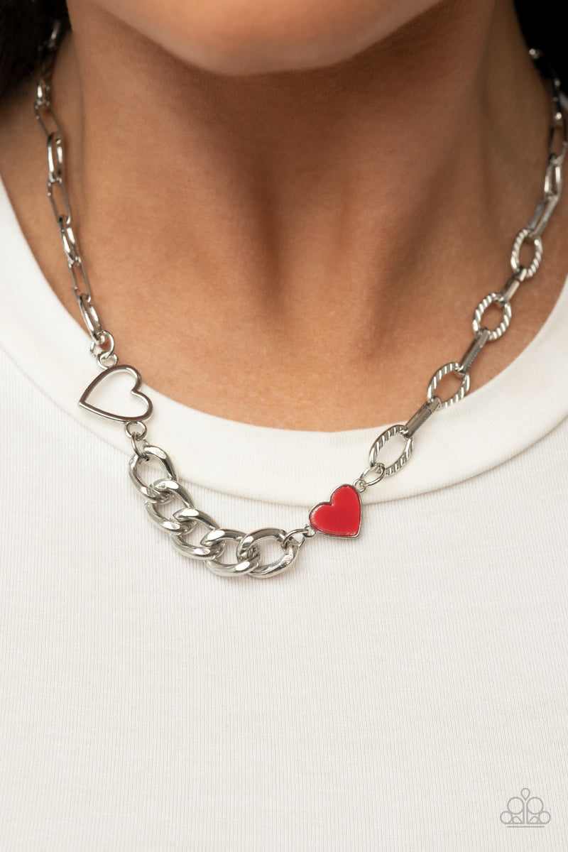Little Charmer - Red Necklace