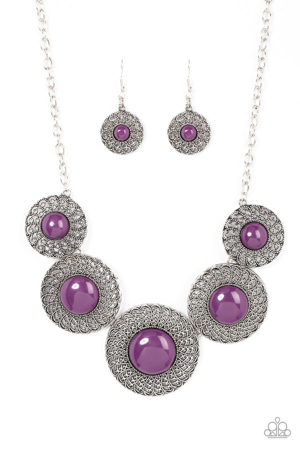 Detail Orientated - Purple Necklace