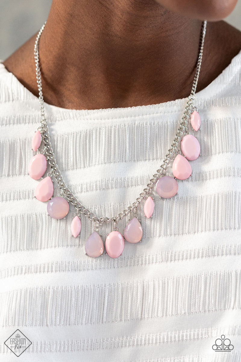 Fairytale Fortuity - Pink Necklace