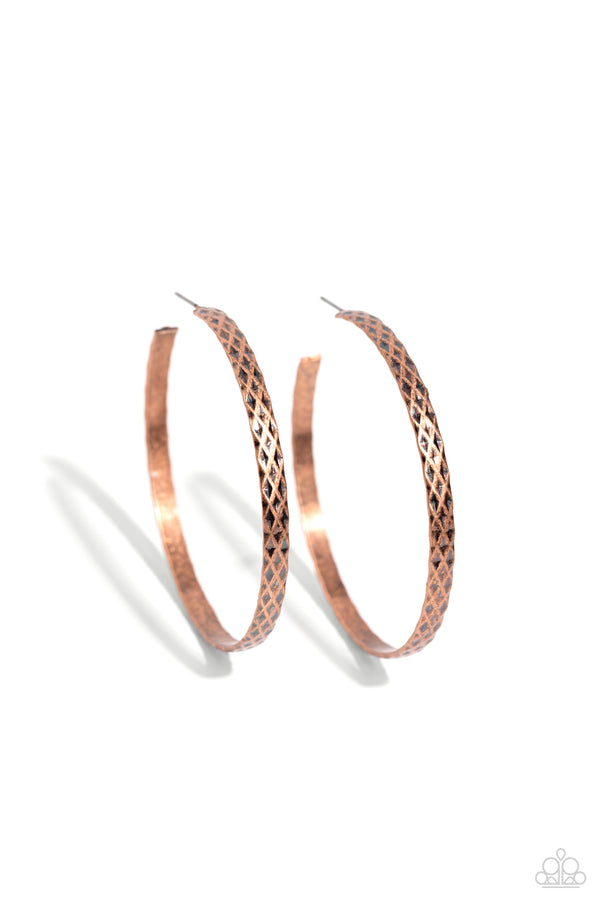 HOOP-De-Do - Copper Earrings