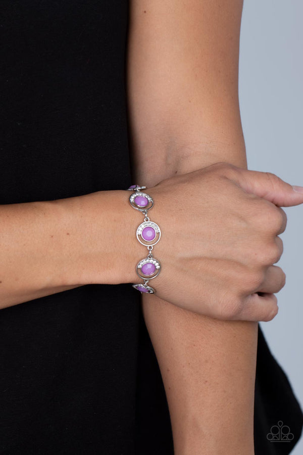 Twinkling Trajectory - Purple Bracelet