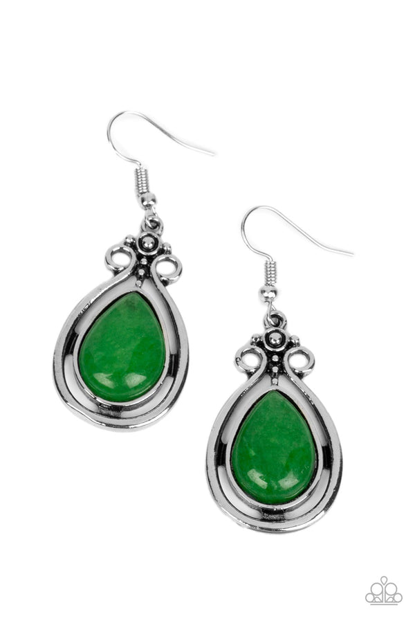 Mountain Mantra - Green Earrings