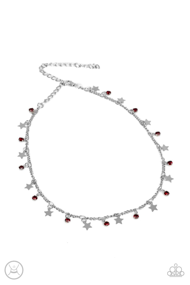 Little Lady Liberty - Red Necklace