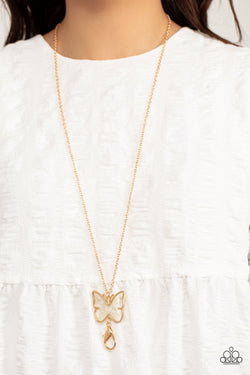 Gives Me Butterflies - Gold Necklace