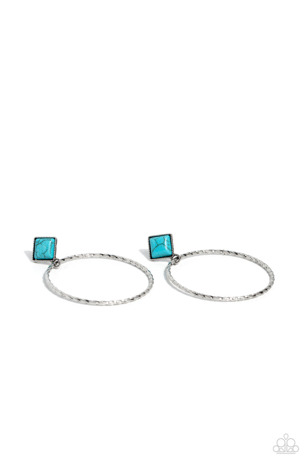 Canyon Circlet - Blue Earrings