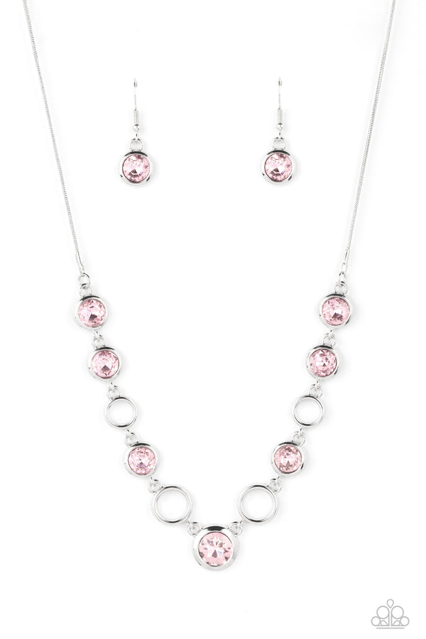 Elegantly Elite - Pink Necklace