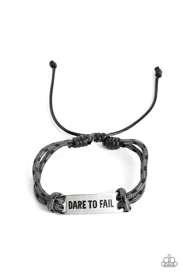 Dare to Fail - Silver Bracelet
