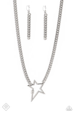 Playful Popstar - Silver Necklace