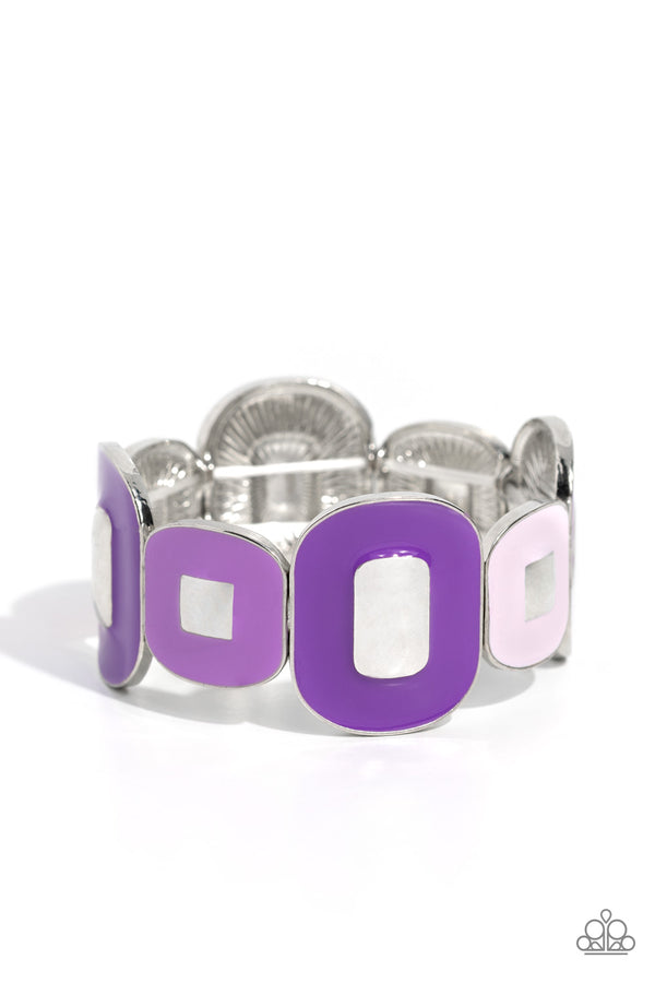 Painted Pairing - Purple Bracelet